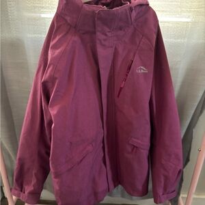 L.L. Bean Magenta Outdoor Jacket